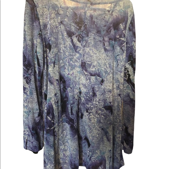 Purple and Blue Tunic. Size XL - Picture 2 of 2
